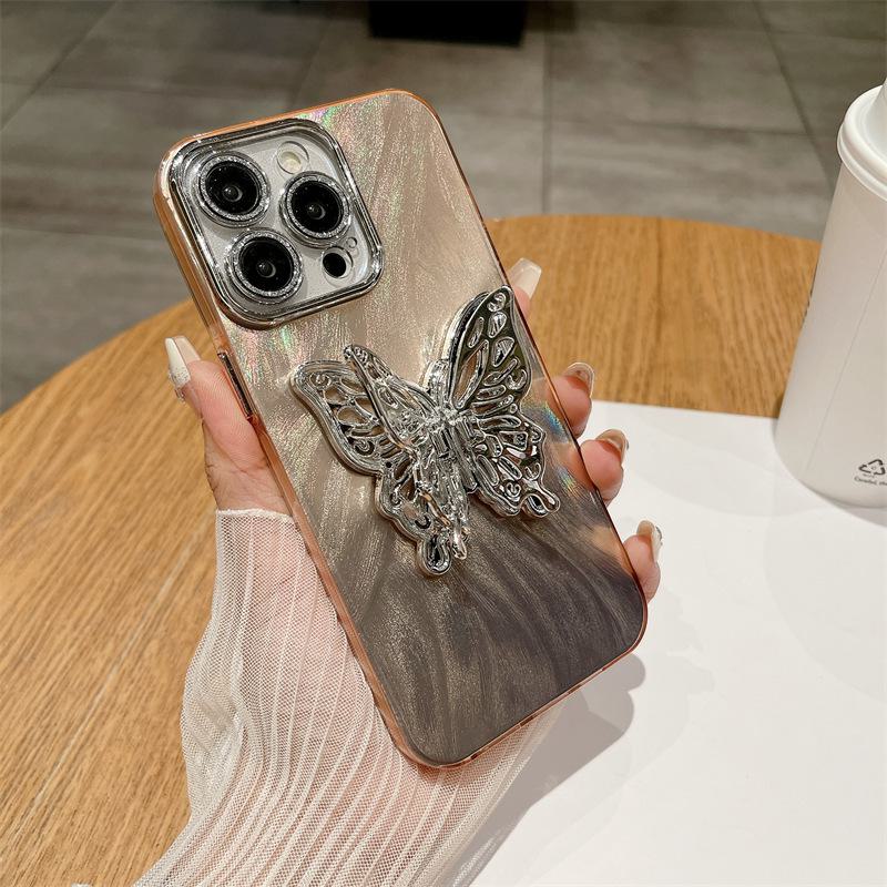 Feather Yarn IMD Lens Apple 14 Case, iPhone 15 Bracelet 13 Pro Max Silicone Hard Shell