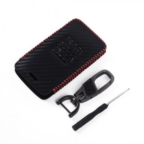 Leather Key Holder Keychain For Renault Logan 2 Stepway Sandero Duster