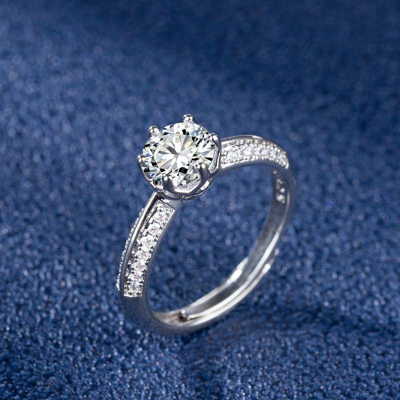 Sace Gems Классическое кольцо из медного сплава с цирконом, женские ювелирные изделия, свадебный подарок для вечеринки