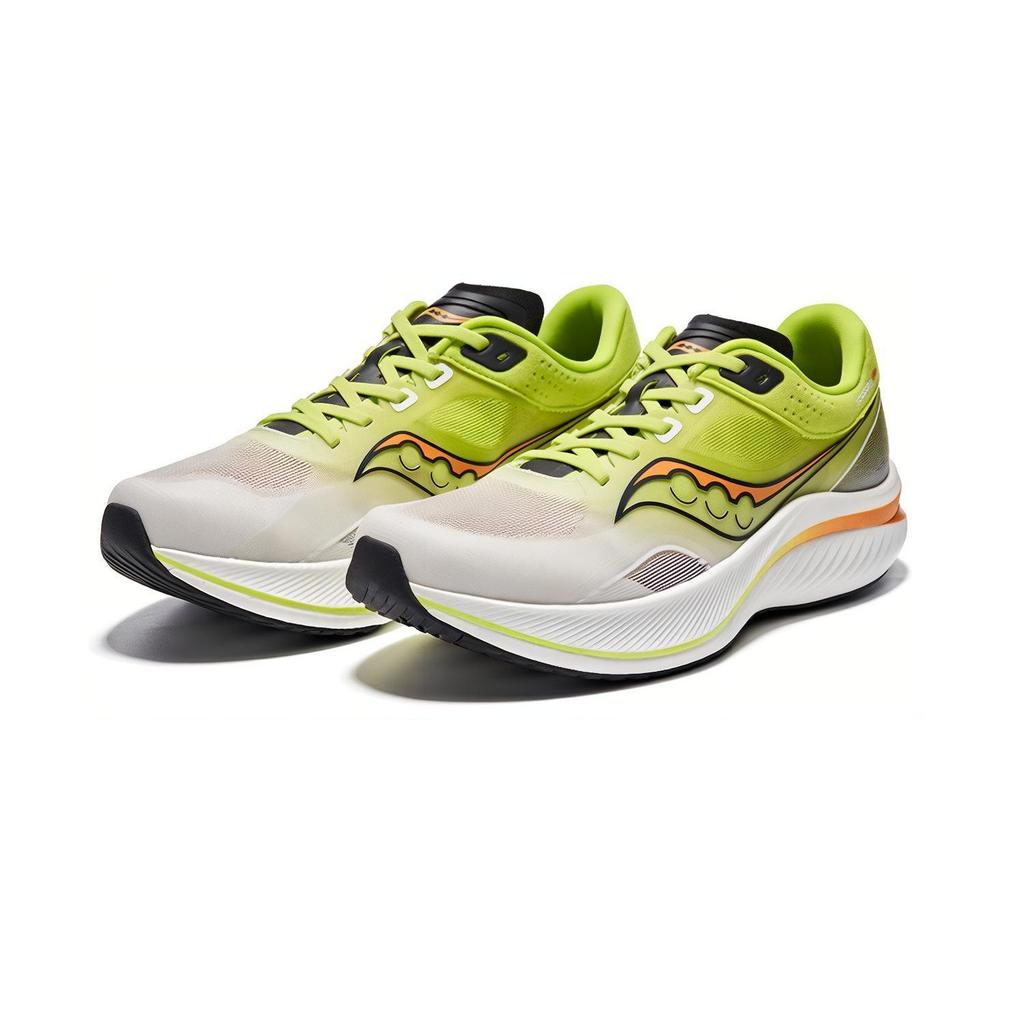 SAUCONY Slay Comfortable Fabric Non-Slip Wrap Resilience Low-Top Carbon Plate Training Running Shoes Unisex Running Shoes White Black Yellow S28192-12