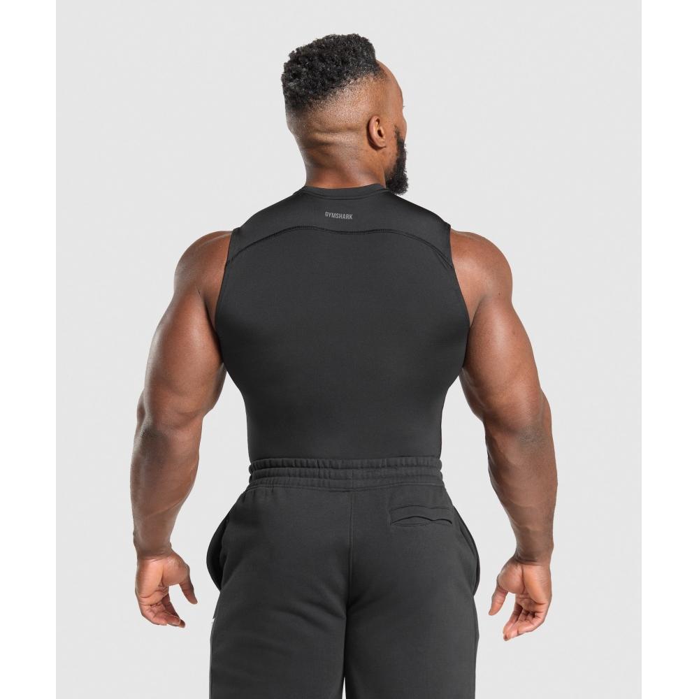 Gymshark Элемент Танк Черный A2c4u Bb2j