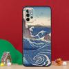 Японский чехол в стиле Укиё-э для Samsung Galaxy A17 A06 A16 A56 A36 A54 A34 A14 A52 A32 A13 A23 A33 A53 A15 A35 A55