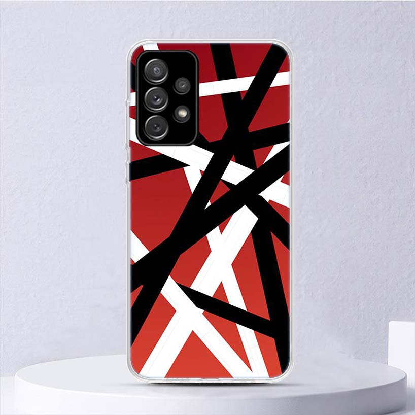 Eddie Van Halen Graphic Guitar Soft Case For Samsung Galaxy A15 A14 A13 A12 A55 A54 A53 A52 Phone Cover A35 A32 A33 A25 A23 A22