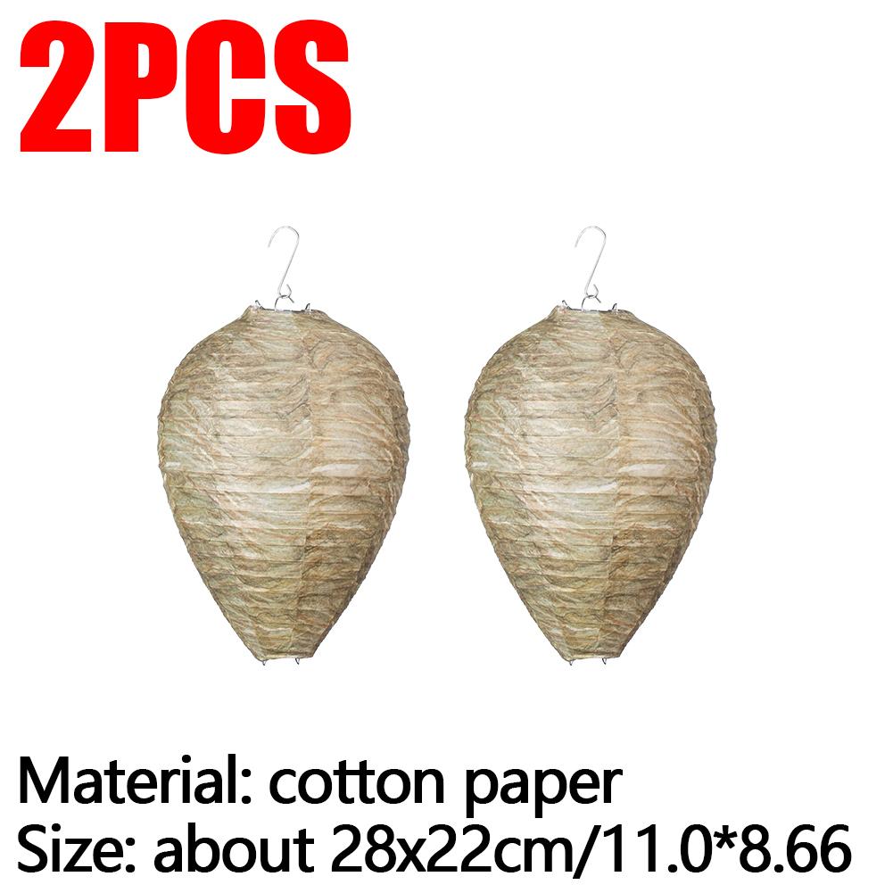 Вязаное крючком приманка для осиного гнезда, поддельное гнездо шершней, отпугиватель поддельных шершней, подвесная приманка для осиного гнезда в подарок на новоселье