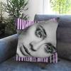 Singer Adele black Doublesided Printed pillow cover Short plush Suitable living rooms bedrooms sofas throw cushion cover