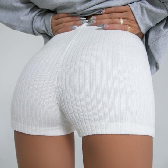 Женские шорты для йоги с высокой талией, приподнятые ягодицы, спортивные шорты, сексуальные однотонные дышащие леггинсы, универсальная одежда