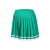 Tennis Series Solid Color Logo Mid Waist Pleated Casual Skirt Women Skirts Celadon-Green A11W333304FGN