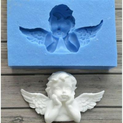 Украшение формы для крыльев торта, форма для помадки, сделай сам, ангел, детская силиконовая форма для выпечки