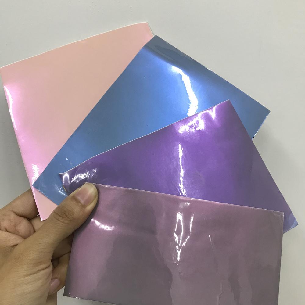 3M/4M/5Mx1.52M Двухцветная фантомная серо-фиолетовая виниловая пленка для обертывания автомобиля Наклейка Глянцевая хамелеоновая пленка в рулоне Наклейки для стайлинга автомобиля