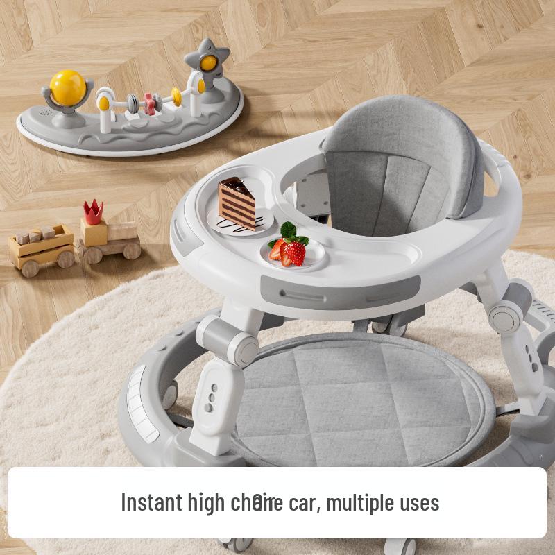 Регулируемая ходунок и стульчик для кормления для детей от 6 месяцев до 3 лет - Функции защиты от переворачивания и Х-образных ног