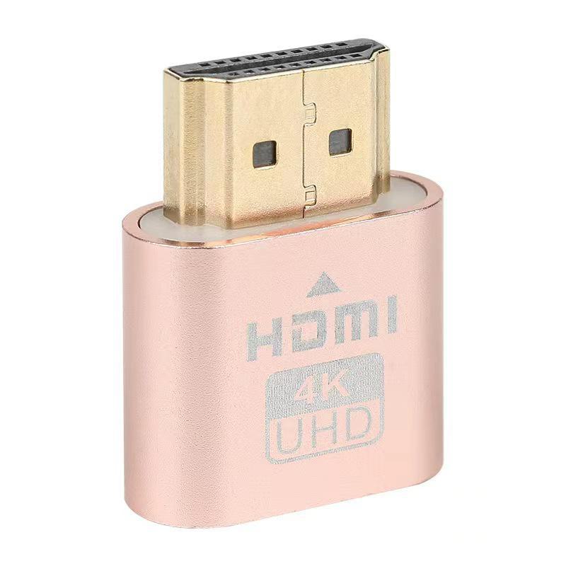 Адаптер видеокарты HDMI для виртуального дисплея: Поддержка нескольких портов (DP, DVI, VGA) для игр и удаленной настройки.