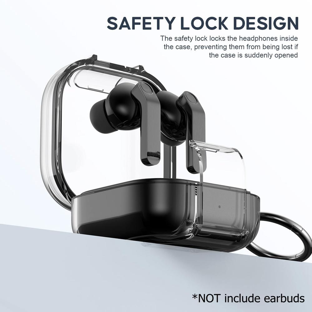 Transparent TPU Bluetooth Earphone Protective Case for Samsung Galaxy Buds 1Pro Clear Secure Switch Lock Cover for Galaxy Buds 1