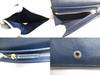 Authentic GUCCI GG Marmont Navy Blue Leather Bifold Wallet Compact Wallet #a662  Open box