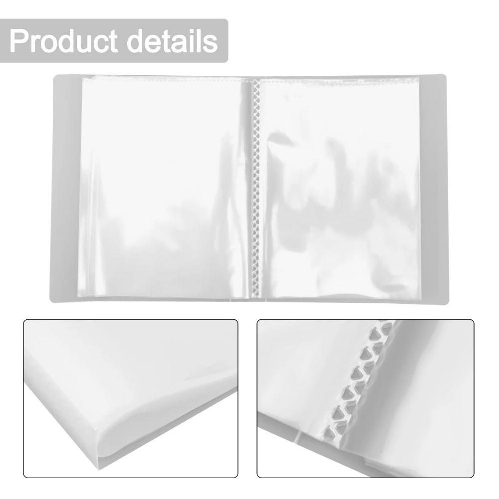 Simple 40 Pages/book Pocket Album Book A6 PP Photo Album Large Capacity Transparent Decorative Book Photo Postcard Organizer