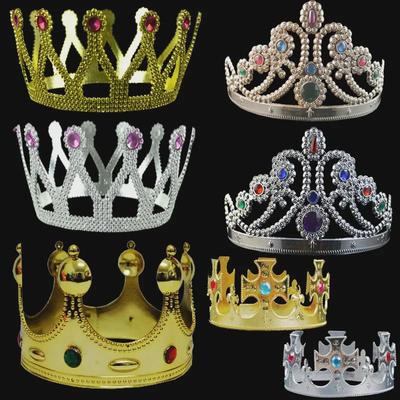 Головной убор в виде короны короля и королевы на Хэллоуин — реквизит для костюмированной вечеринки для взрослых и детей