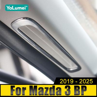 Для Mazda 3 BP CX-30 2019 2020 2021 2022 2023 2024 2025 автомобиль переднее окно внутренний треугольник вентиляционный выход крышка A стойки отделка наклейки