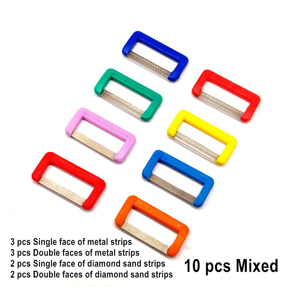 5 шт./10 шт. стоматологическая ортодонтическая межпроксимальная эмаль для полировки зубной эмали, уменьшенный инструмент для полировки зубов, режущие полоски, стоматологические инструменты