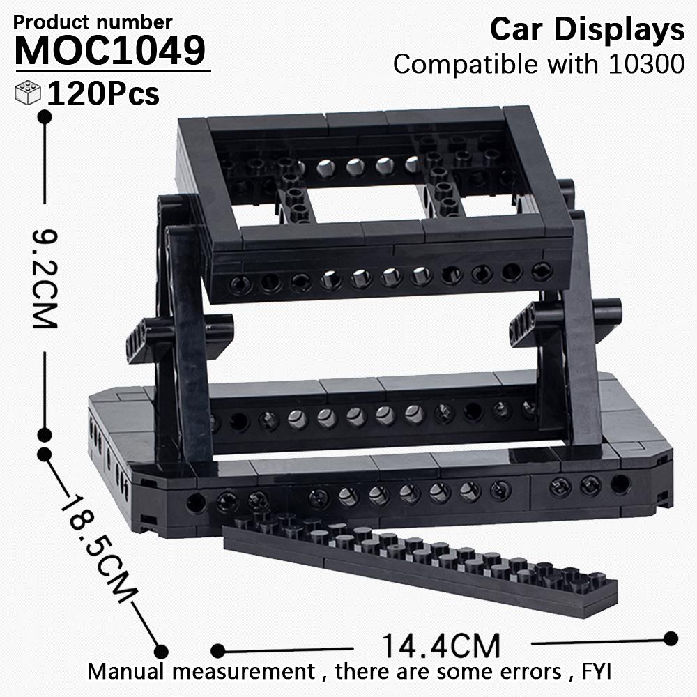 Подставка MOC для фигурок из фильмов, аниме, военных action figures, подставки для демонстрации, совместимые с блоками-коробками 75257 05007 75105, Игрушки-кубики High-Speed Championed, Наборы