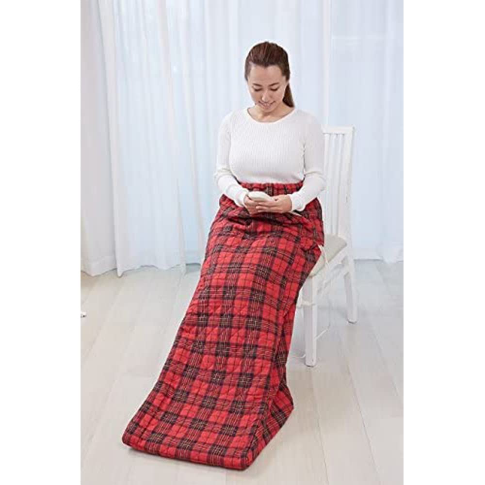 Sugiyama Washable Hot Leg Heater Red Check NA-21SHZ(RE)