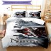 3Pcs Custom Name Assassin'S Bedding Set Duvet Cover Closure Includes 1Duvet Cover 2Pillowcases Soft And Comfortable For All Seasons