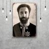 Хайле Селасси Классический Постер Ржавая Металлическая Табличка Ретро Декоративная Тарелка Бар Мужская Берлога Гараж Клуб Металлическая Вывеска Настенное Украшение