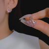Серьги-лебеди из серебра 925 пробы с цирконием — элегантные, модные и универсальные