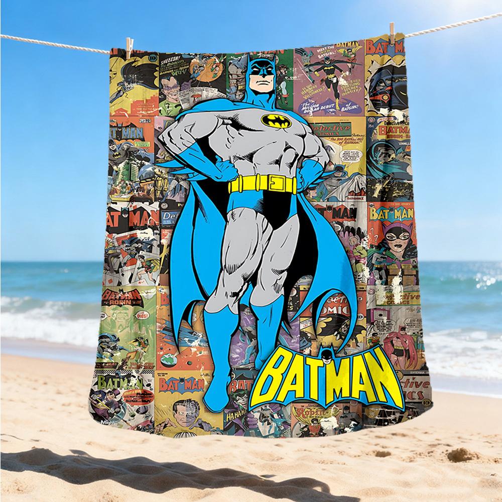 1pc Batman Comics Outdoor Flannel Throw Blanket Soft, Lightweight & Warm