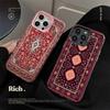 Чехол для телефона с цветочным узором в стиле персидского ковра для IPhone 17 16 15 14 13 12 11 Pro Max Plus Pro Цветной корпус