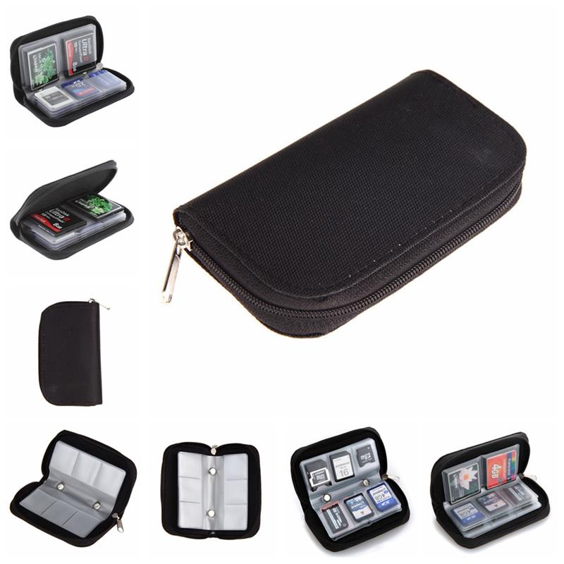 Sdhc Mmc Cf Micro Sd Memory Card Storage Carrying Pouch Case Holder Wallet