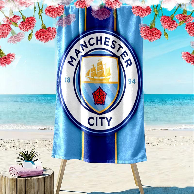 Rodri MCFC General Print Beach Towel, Large Soft Quick Dry Towel for Beach Camping Swimming