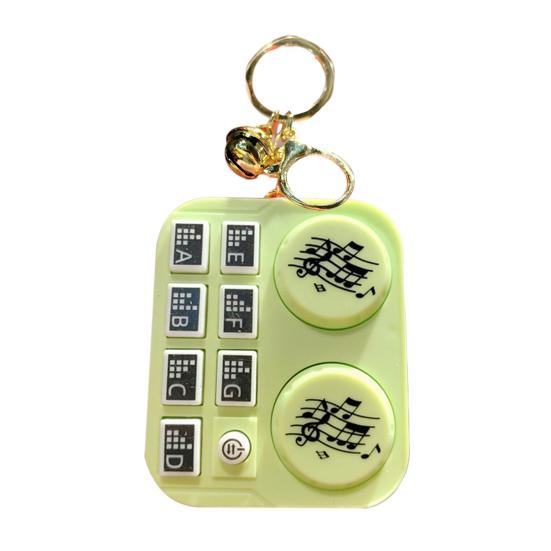 Мини-пульт управления DJ, игровая консоль с музыкальным светом, портативная, дорожная, на батарейках, для детей, подростков и взрослых, обучающая, игрушка-брелок для диджеинга