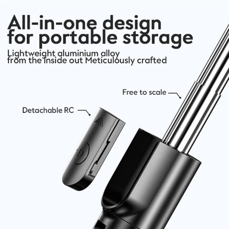 FANGTUOSI Selfie Stick Tripod Extendable Wireless Bluetooth Remote Portable Smartphone Tripod Stand Mount For iOS Android Phone 7