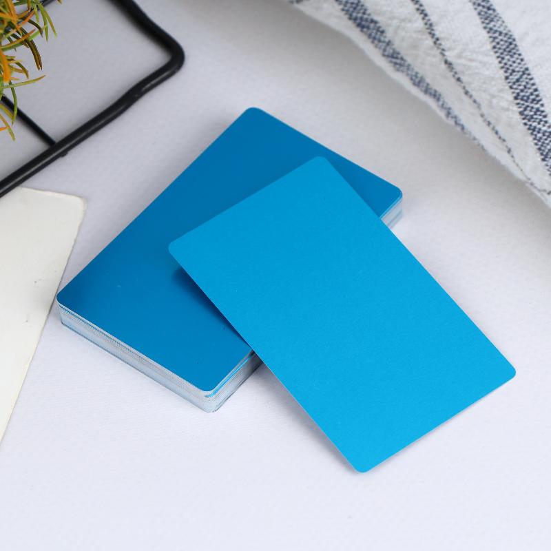 50 шт. Заготовки для лазерной гравировки Алюминиевый лист Визитная карточка для лазерной гравировки Многоцелевые Подарочные карты для DIY