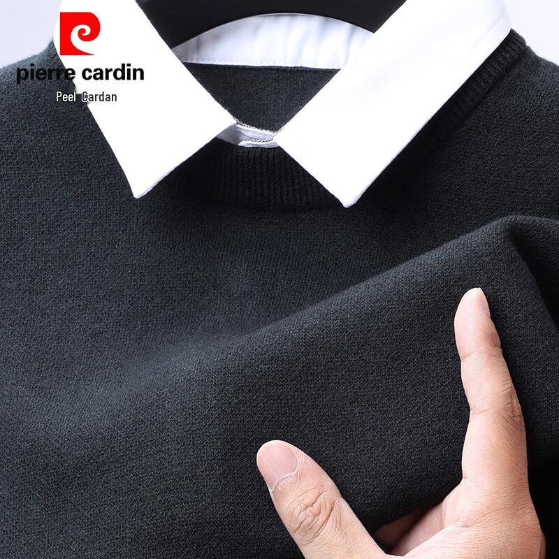 Мужской свитер Pierre Cardin из 100% чистой шерсти, имитирующий двойку
