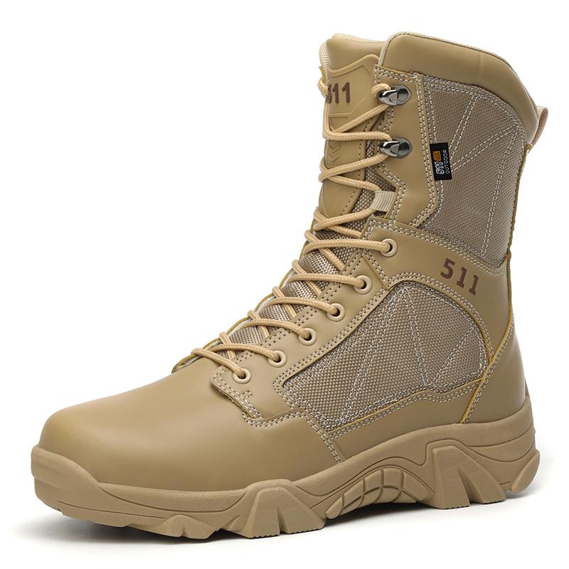 Military Tactical Boot for Man Outdoor Ankle Shoes Men's Desert Boots Light Breathable Hiking Shoes Hunting Boots Men Casual