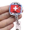 Мультяшная медицинская выдвижная пряжка, лицензия на работу для врача и медсестры, креативный ремешок, легко вытягиваемая пряжка, сертификат, фирменное наименование