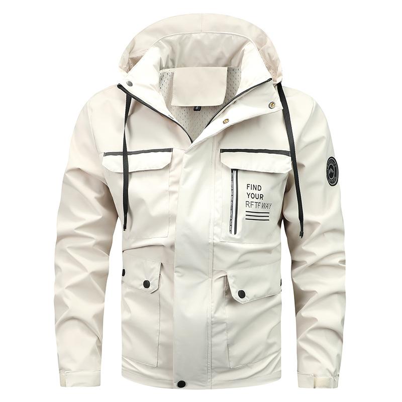 Мужская повседневная куртка Parker Coat осень-зима куртка с капюшоном рубашка мужская куртка однотонная уличная тенденция