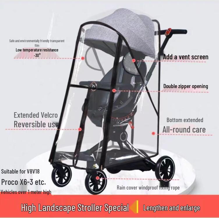 Universal Winter Warm Stroller Rain and Windproof Cover