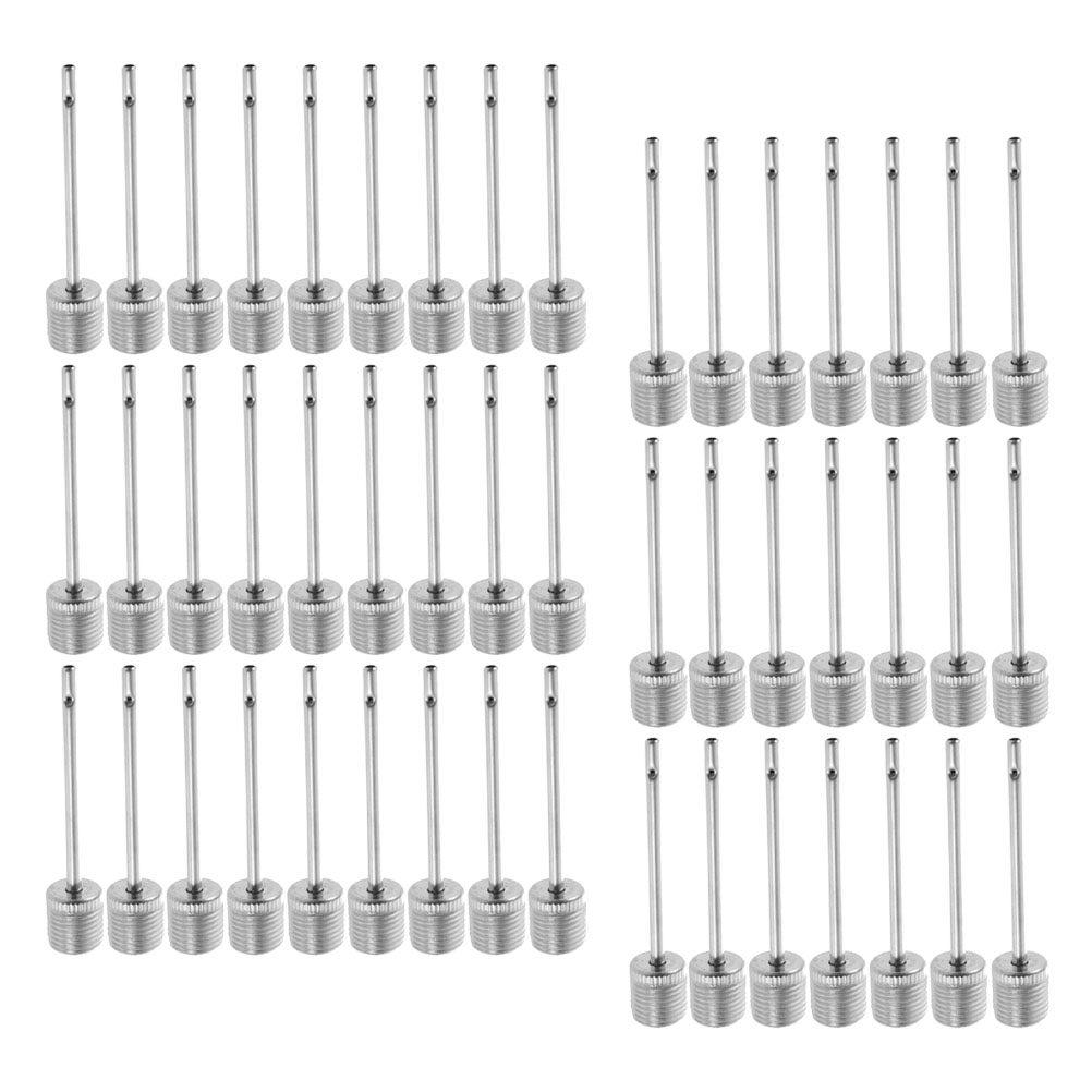 100Pcs Basketball Inflation Needle Premium Rust-Proof Stainless Steel Ball Pump Needle Fast Efficiency for Football Soccer