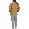 Puma Однотонные куртки из велюра Sherpa, унисекс, цвет хаки, с воротником-стойкой, утепленные, на флисовой подкладке 932667-02