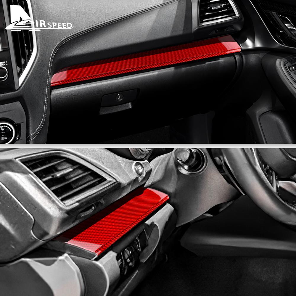 Real Soft Carbon Fiber Sticker For Subaru Crosstrek 2018-2023 Impreza 2017 2018 2019 2020 2021 2022 2023 LHD RHD Car Co-pilot