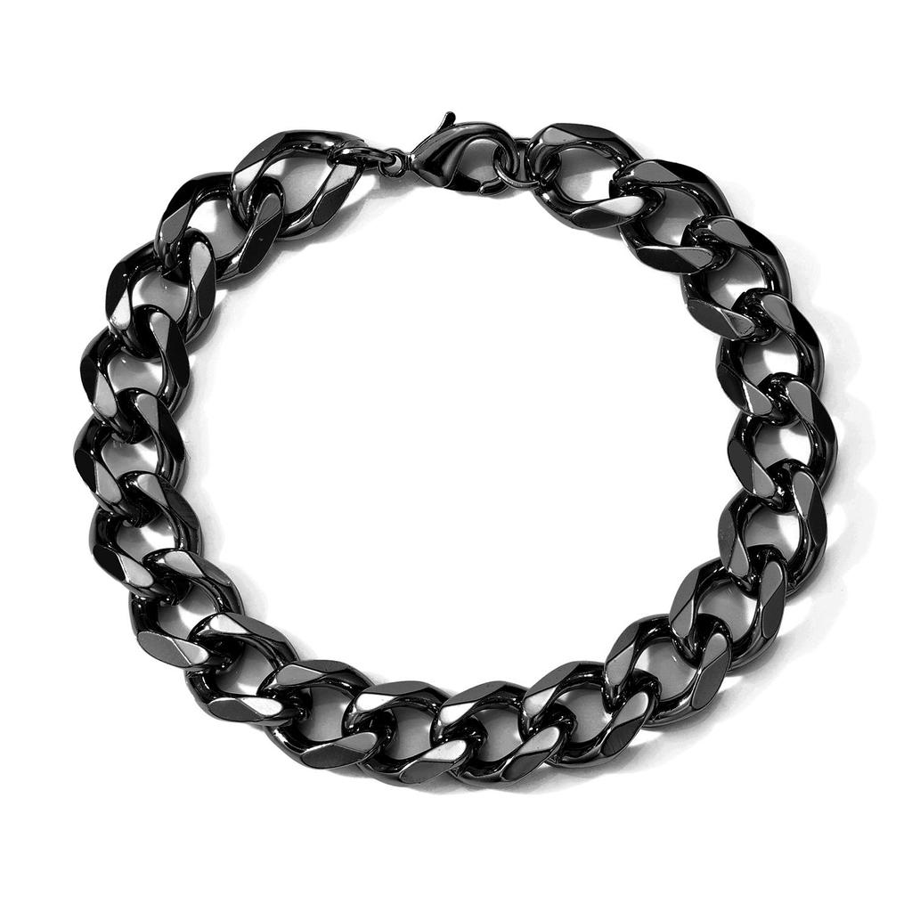 Motorcycle Men's Mobile Phone Shiny Bracelet Fashion Party Bracelet Chain Link Bracelet Hip Hop Jewelry Korean Simple Bracelet Men's Bracelet Women's
