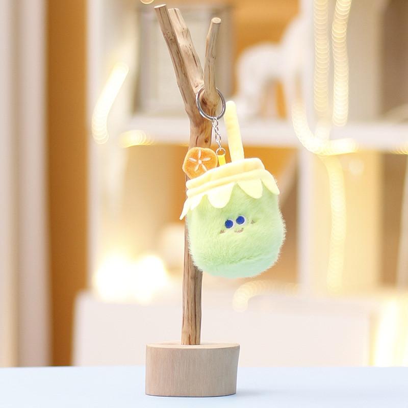 Chicken Burger Fries Leg Cake Keychain Backpack Pendant Decorated Doll Plush