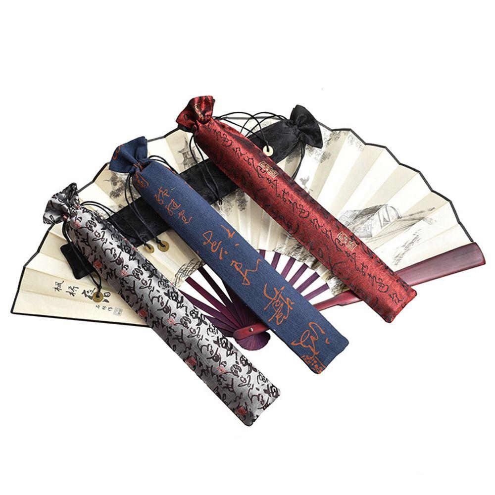 Парчовый складной веерный мешок для подарков, упаковка флейты, защитный чехол, плакаты