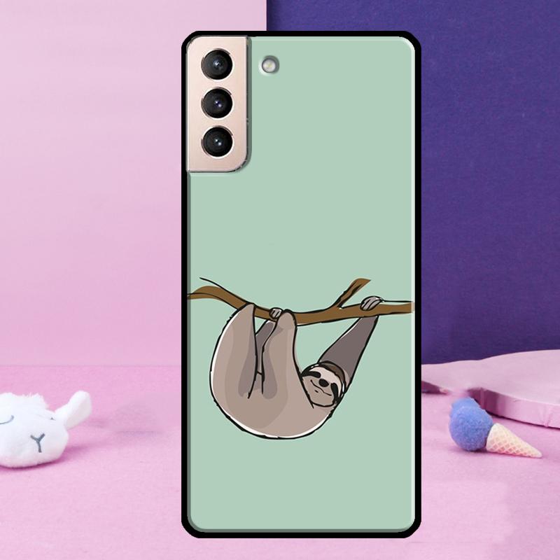 Чехол для телефона с ленивцем, милое животное, для Samsung Galaxy S25 S24 Ultra S9 S10 S20 S21 S22 Plus S23 FE S24 FE