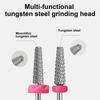 Сверла для ногтей из вольфрамовой стали, инструмент для дизайна ногтей, 5 в 1, фреза, маникюрный инструмент для маникюрного салона