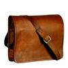 Bag Leather Goat Men's Vintage Laptop Messenger Brown Briefcase Genuine Shoulder