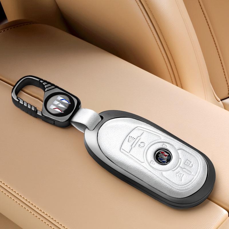 Совместимый чехол для ключей для Buick Encore, Envision, Regal, Envision GX/Flag Моделей, Дизайн с пряжкой-ракушкой.