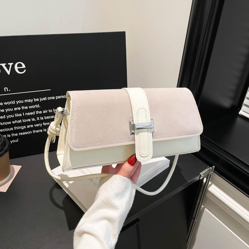 Fashion Minimalist Pu Shoulder Bag For Women Street Style Small Crossbody Purse