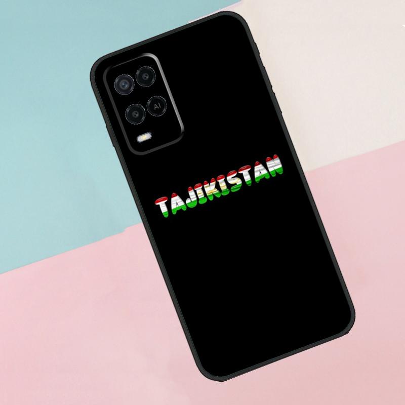 Чехол для телефона Oppo A16 A76 A96 A15 A80 A60 A40 A94 A54 A98 A78 A18 A38 A58 A17 A77 A74 A57S с флагом Таджикистана